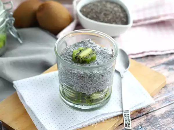 Rezept Chiasamen-pudding mit kiwi