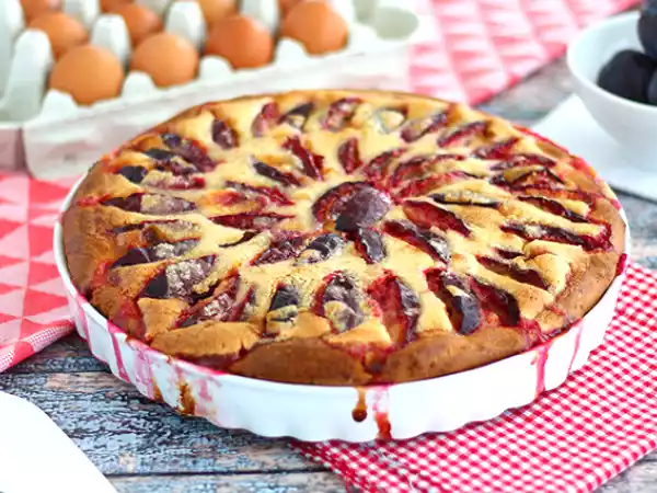 Rezept Brioche-torte mit pflaumen