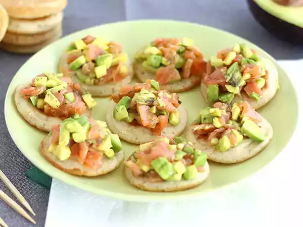 Rezept Toast mit lachs und avocado
