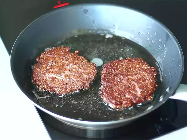 Rezept Vegetarische steaks mit kidneybohnen