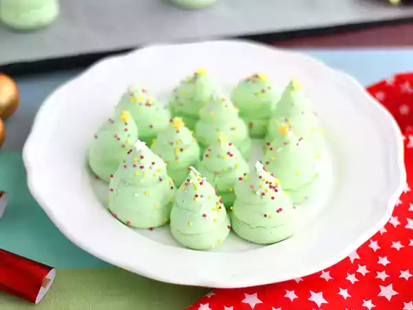 Rezept Baiser-tannenbäume