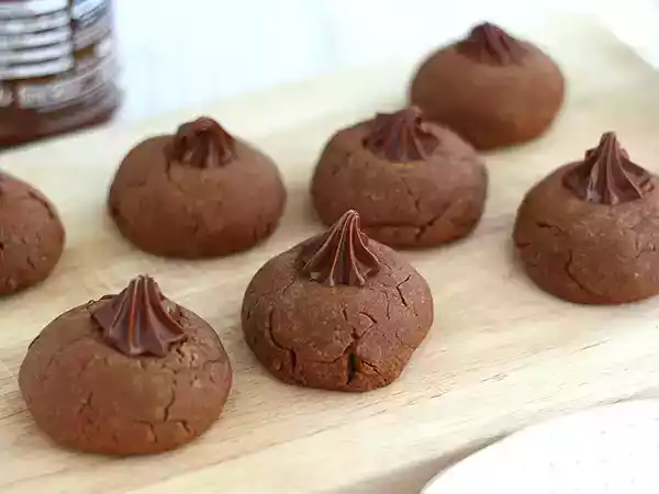 Rezept Kleine kekse mit nutella