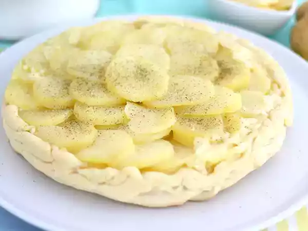 Rezept Tarte tatin von kartoffeln mit cantal