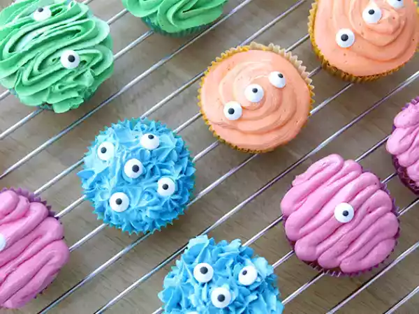 Rezept Monster-cupcakes für halloween