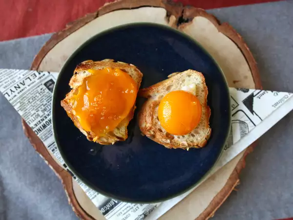 Rezept Kandierte eigelbe mit air fryer als brotaufstrich