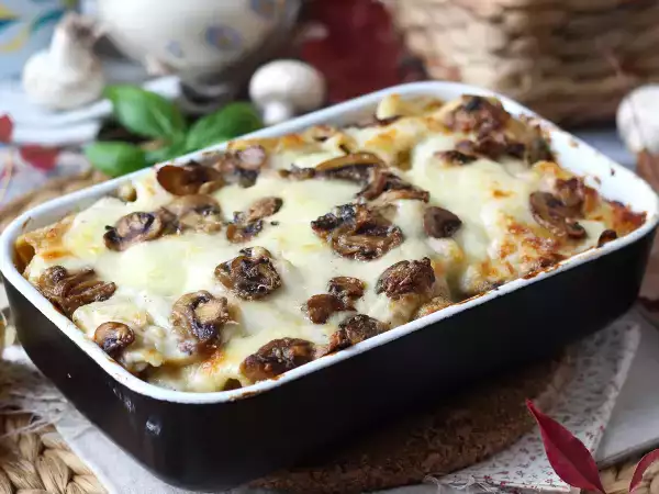 Rezept Pilz-nudelauflauf: das cremige, wunderbar käsige rezept für den herbst