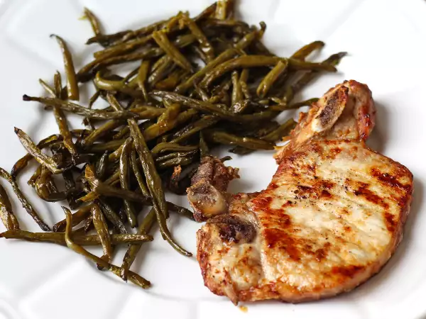 Rezept Wie wird ein schweinekotelett im airfryer gegart?