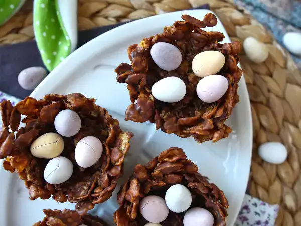 Rezept Osternester aus sandrosen