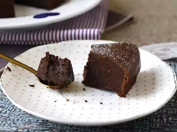 Rezept Protein-schokoladenfondant: das einfach zuzubereitende rezept mit molke