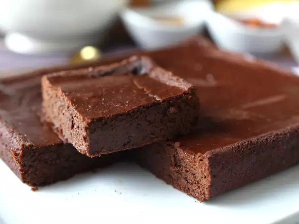 Rezept Protein-brownie mit schokolade und roten bohnen