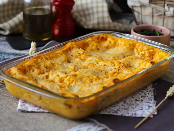 Rezept Vegetarische kürbislasagne mit spinat und ricotta