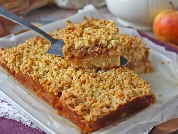 Rezept Szarlotka : polnischer apfelkuchen mit knusprigen streuseln