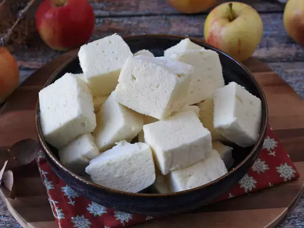 Rezept Apfel-Marshmallows aus 2 Zutaten : ohne Zuckerzusatz