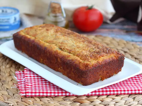 Rezept Herzhafter Thunfischkuchen mit Käse : einfach und schnell