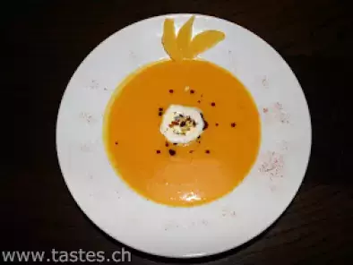 Rezept Kürbis- orangensuppe