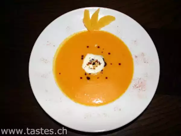 Rezept Kürbis- orangensuppe