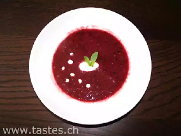 Rezept Erfrischende melonen - kirsch gazpacho
