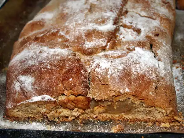 Rezept Apfelschlangl (apfelkuchen)