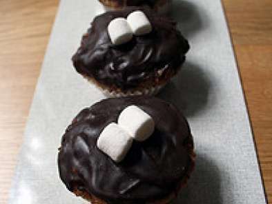 Rezept Marshmallow-muffins mit schokolade & nüssen