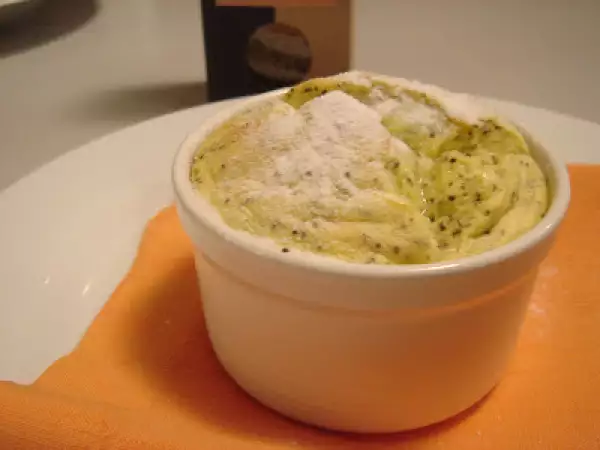 Rezept Schafstopfen-soufflee mit graumohn