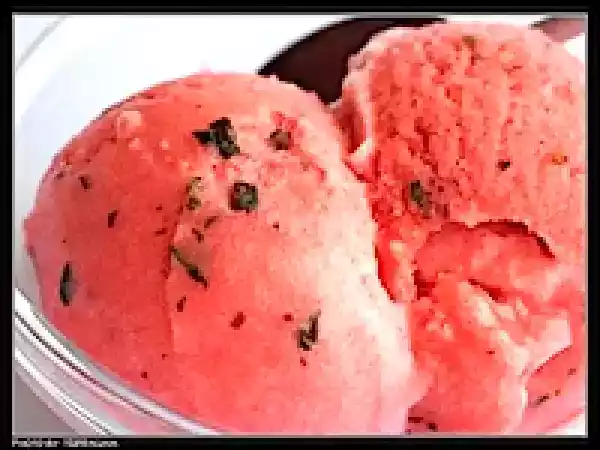 Rezept Erdbeer-basilikum-sorbet