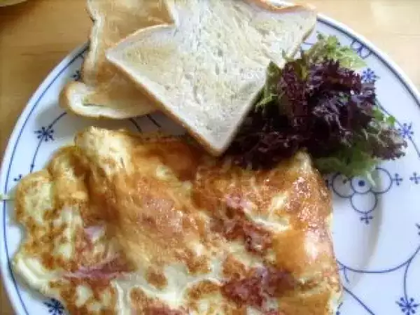 Rezept Leckeres schinkenomelette zum lunch