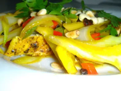 Rezept Fenchelsalat mit safran und hühnerbrust