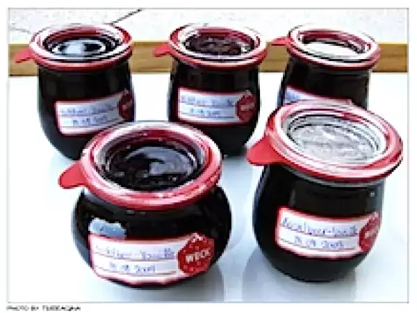 Rezept Heidelbeer-konfitüre mit vanille