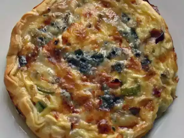 Rezept Gorgonzola-zucchini-quiche