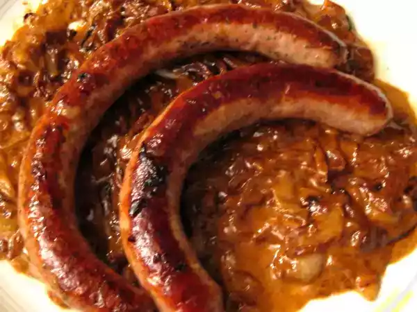 Rezept Kein fast food bratwurst