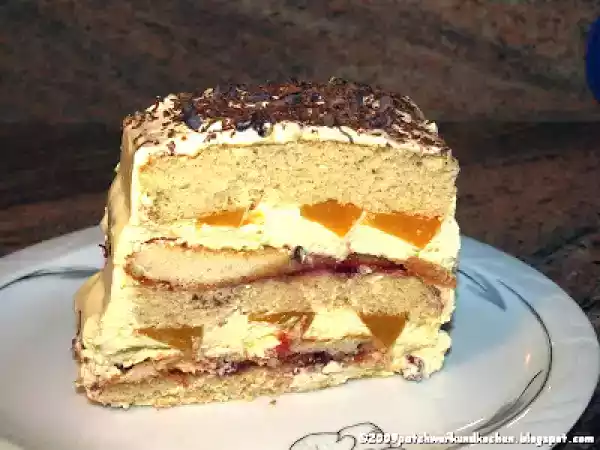 Rezept Pfirsich-vanilleschnitten