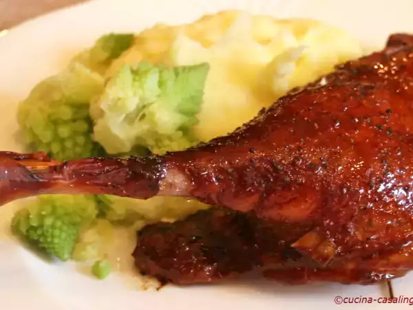 Rezept Gänsekeulen mit sherry-honig-glasur