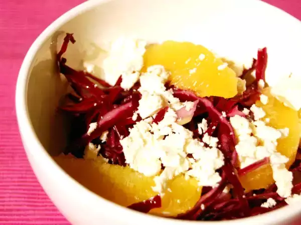 Rezept Nachgekocht: rotkohlsalat mit feta