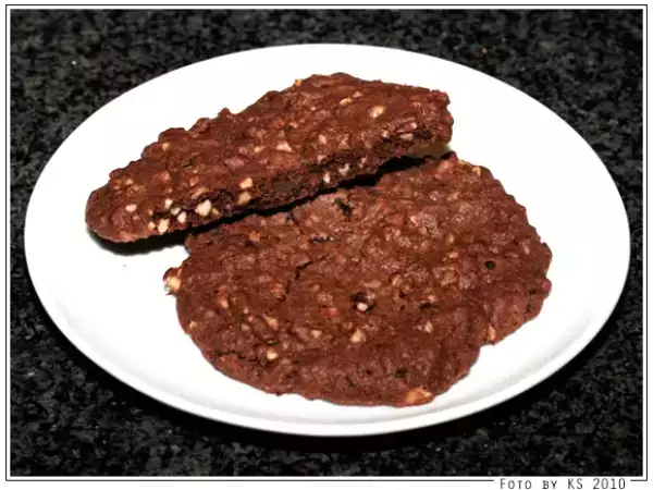 Rezept Xl-schoko-cookies mit nüssen