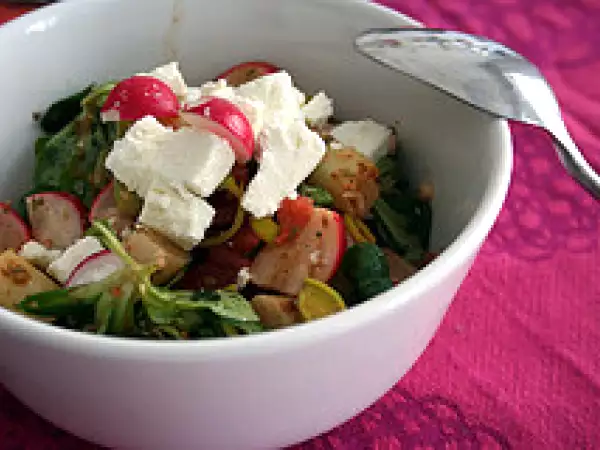 Rezept Bunter spargelsalat mit radieschen