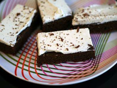 Rezept Brownies mit vanille-mascarpone-creme