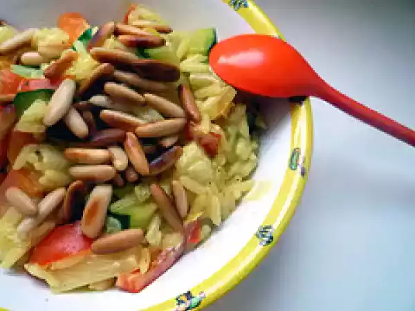 Rezept Gemüsecurry mit pinienkernen