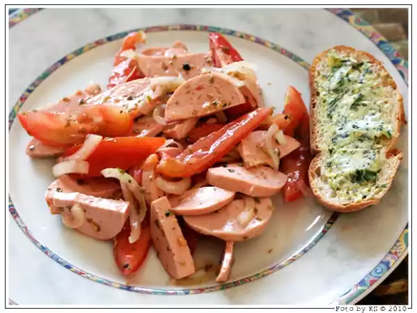 Rezept Tomate-fleischwurst-salat