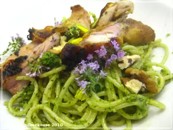 Rezept Rucolawalnusspesto