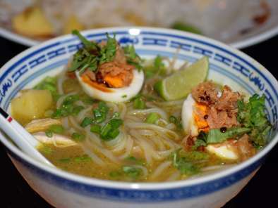 Rezept Im winter tut eine suppe gut: soto ayam - aromatische indonesische hühnersuppe