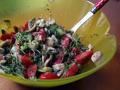Rezept Bunter pilzsalat mit zitrusdressing