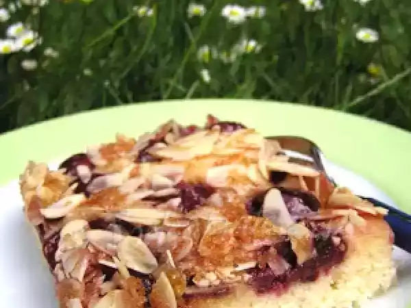 Rezept Kirschkuchen mit mandeln