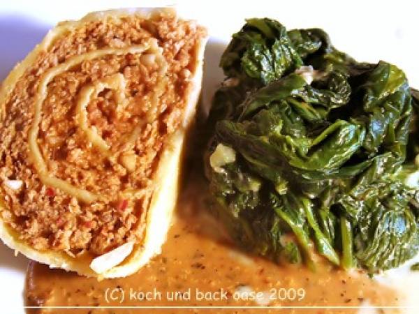 Nudelrolle mit Hackfleischfüllung - Zubereitung Schritt 6