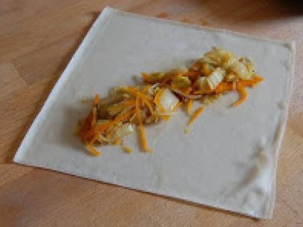 Frühlingsrollen - Zubereitung Schritt 2