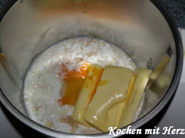 Mohnstriezel - Zubereitung Schritt 1