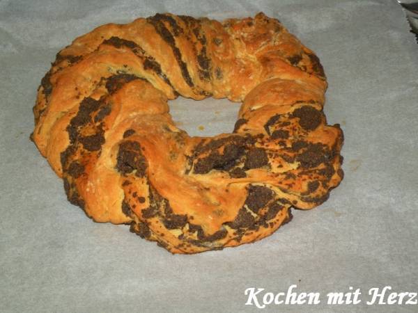 Mohnstriezel - Zubereitung Schritt 9