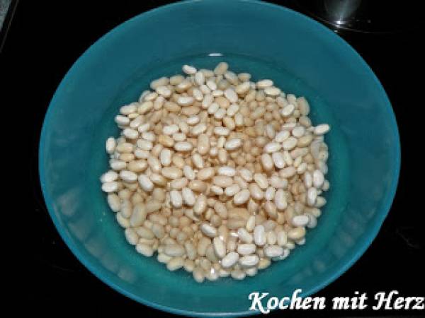 Bohnensuppe - Zubereitung Schritt 1