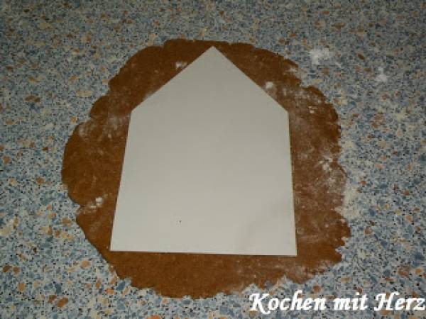 Lebkuchenhaus - Zubereitung Schritt 1