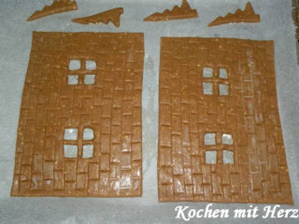 Lebkuchenhaus - Zubereitung Schritt 3