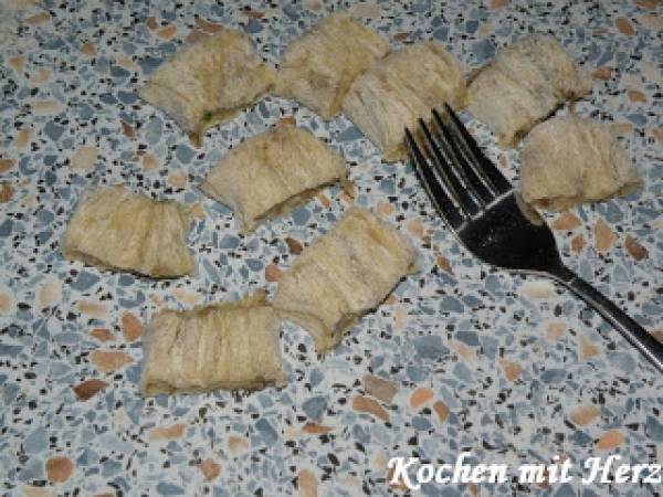 Gnocchi di melanzane con pomodorini - Zubereitung Schritt 6